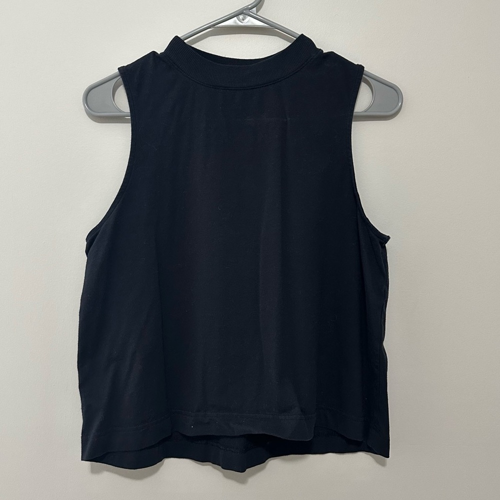 All In Motion cropped Tank Top - Medium Black